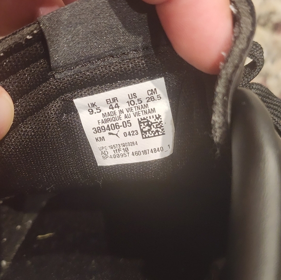 Puma Club 5v5 men's shoes 389406 05 CASUAL black - Picture 2 of 5